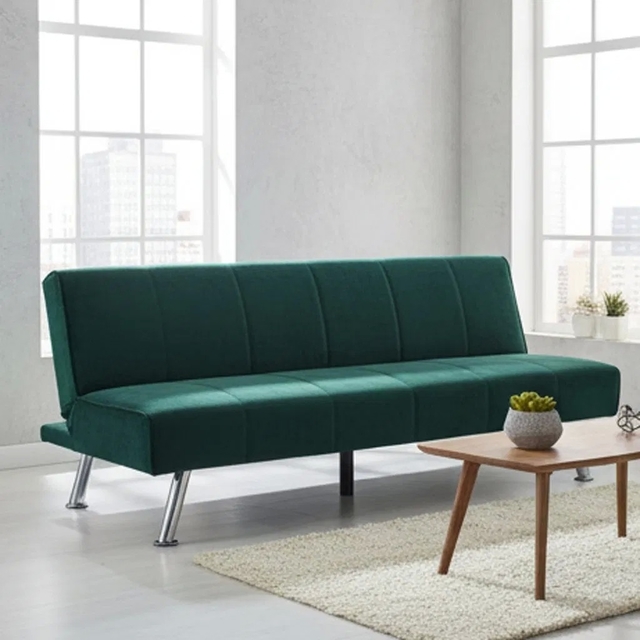 Space-Saving Manual Adjustable Backrest Sofa Bed with 1810*955*740mm Size for Living Room