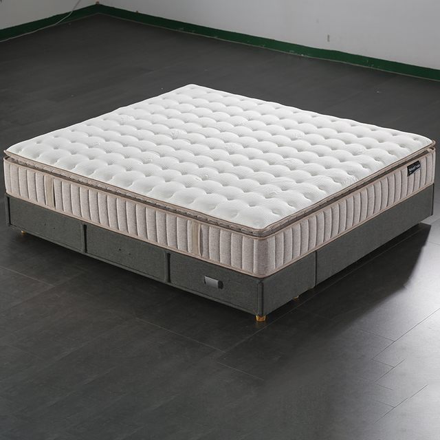 Luxury Pocket Spring Memory Foam Mattress Roll up in a Box for Hotel and Home Use