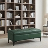 Customized Size Light Brown Fabric Storage Bench for Living Room with Storage Function video