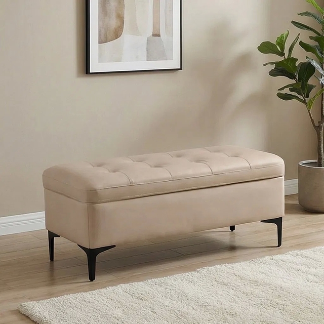 Space-Saving Easy-Install Storage Sofa with Customized Size for Modern Living Rooms